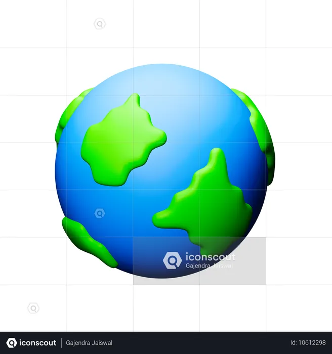 Earth  3D Icon