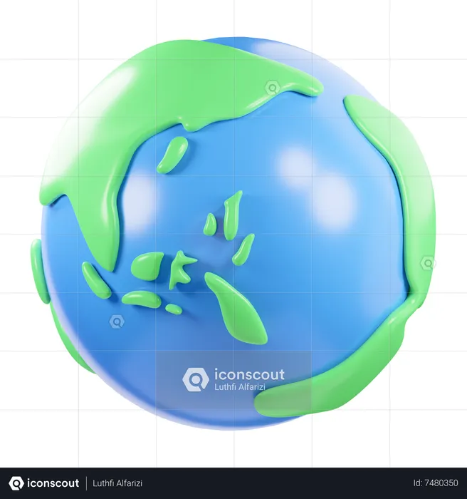 Earth  3D Icon