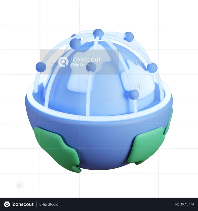 Earth  3D Icon
