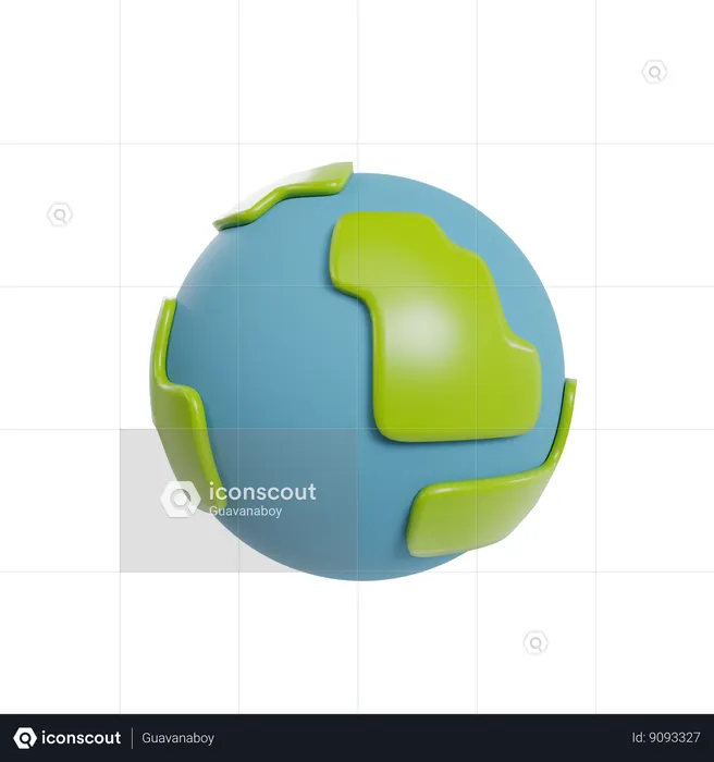 Earth  3D Icon