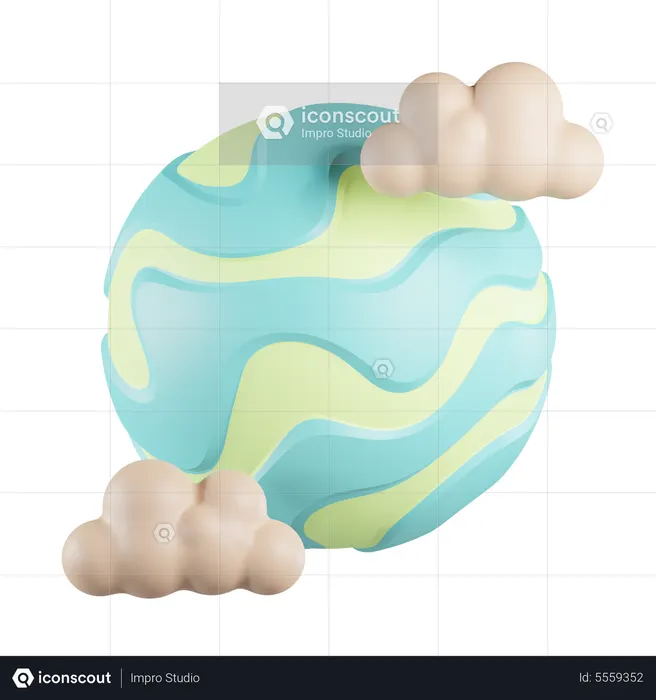 Earth  3D Icon