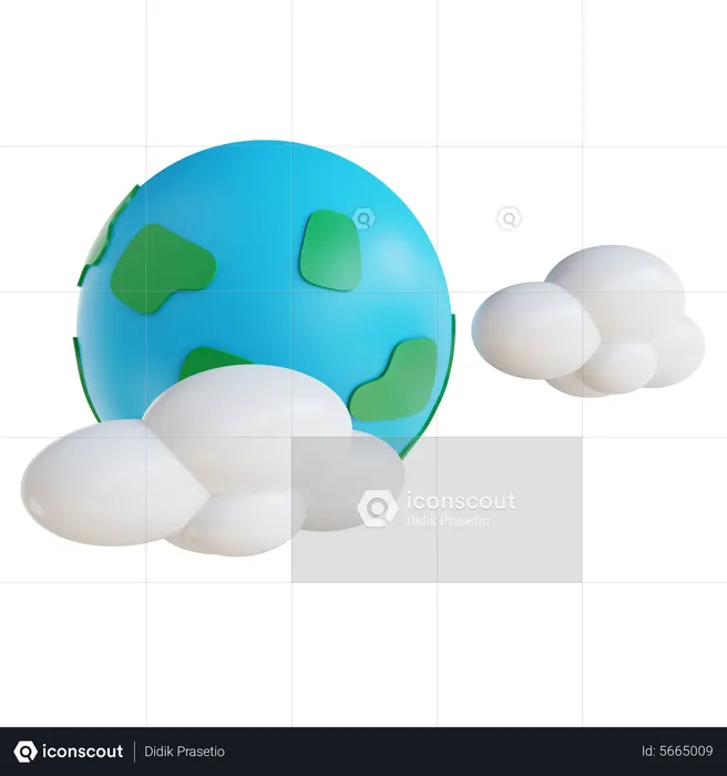 Earth  3D Icon