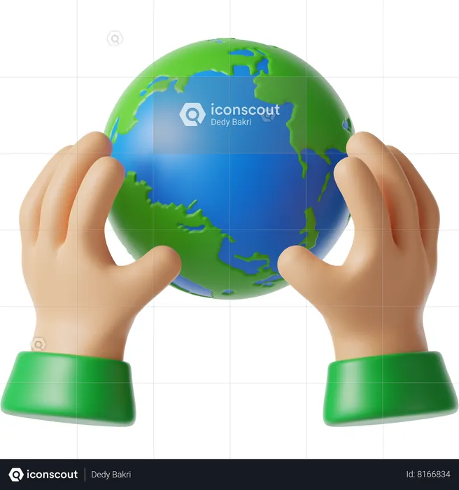 Earth care  3D Icon