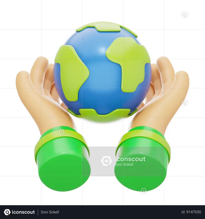 Earth Day  3D Icon