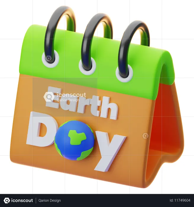 Earth Day  3D Icon