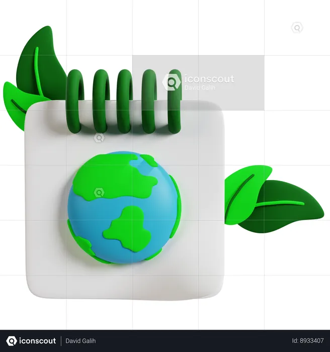 Earth Day  3D Icon