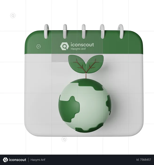 Earth Day  3D Icon