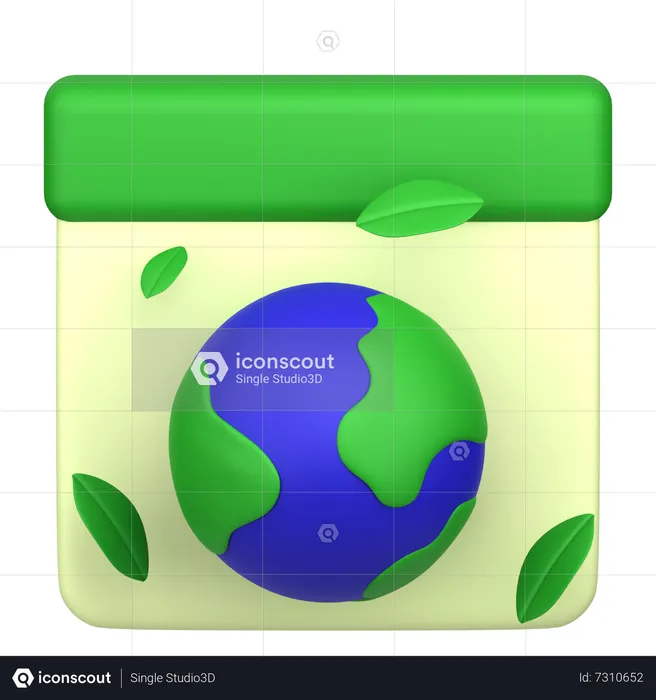 Earth Day  3D Icon