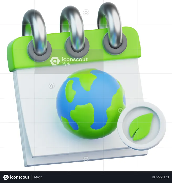 Earth Day  3D Icon