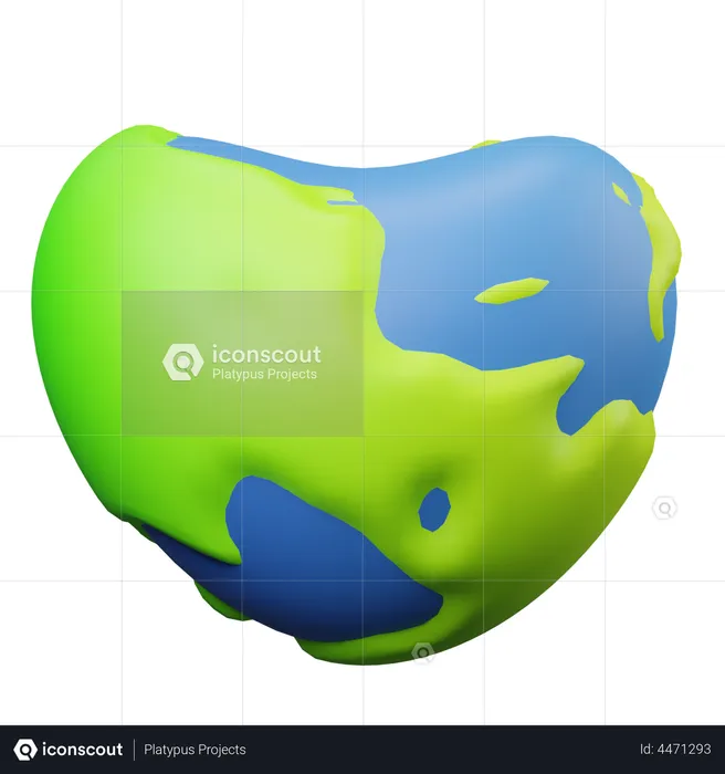 Earth Day  3D Illustration