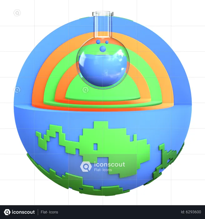 Earth Science  3D Icon
