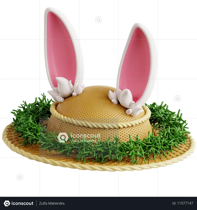 Easter Bonnet  3D Icon