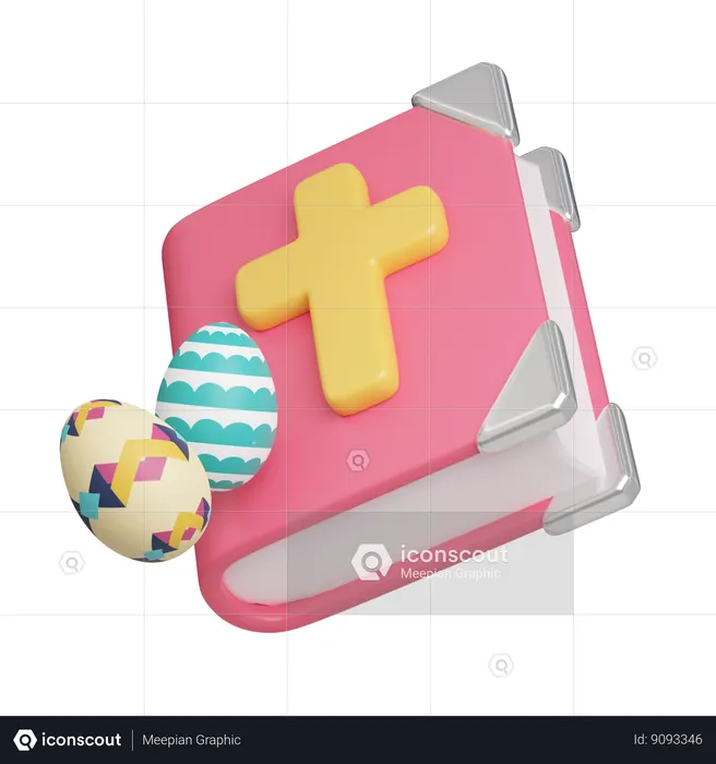 Easter Book  3D Icon