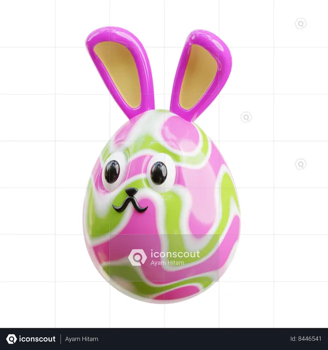 Easter bunny  3D Icon