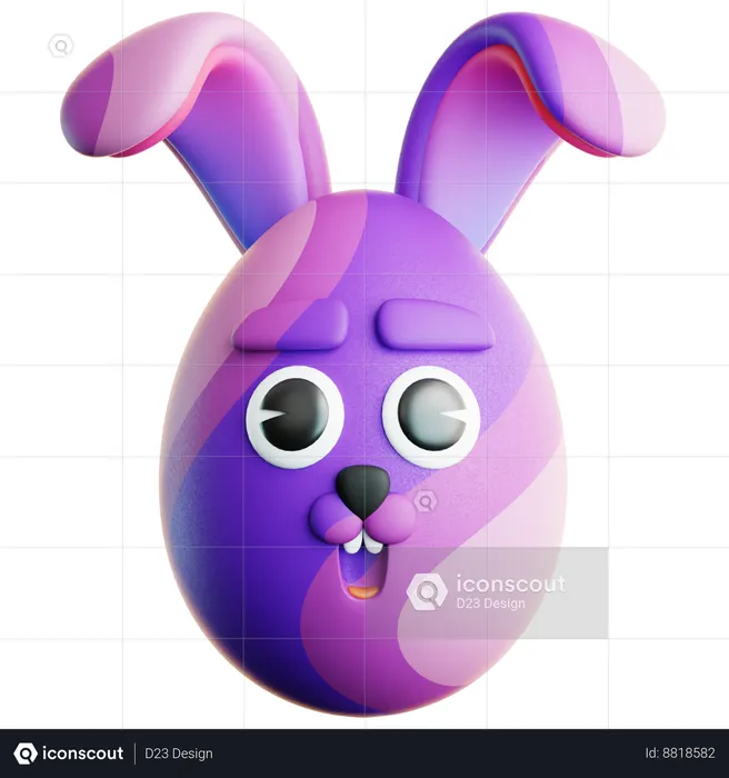 Easter Bunny  3D Icon