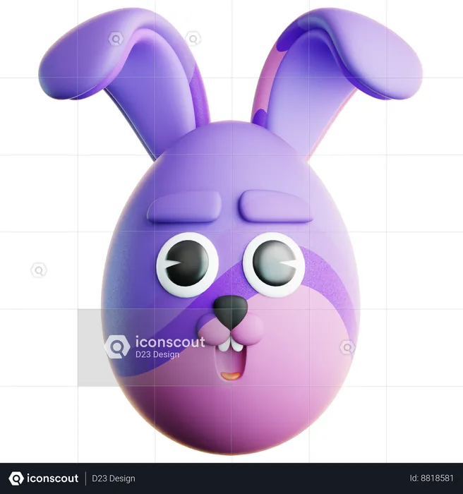 Easter Bunny  3D Icon