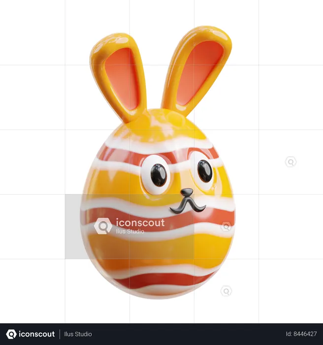 Easter bunny  3D Icon