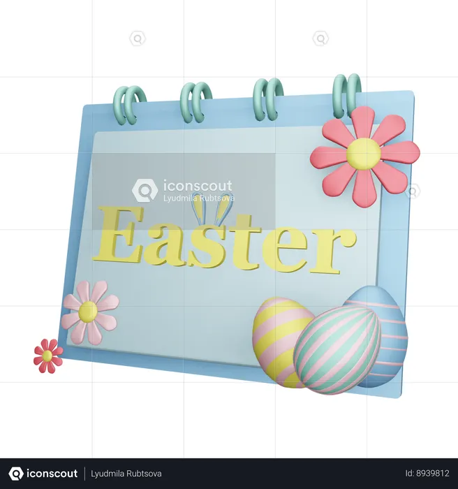 Easter Day  3D Icon