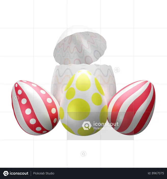Easter egg  3D Icon