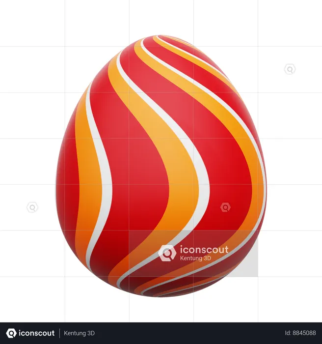 Easter Egg  3D Icon
