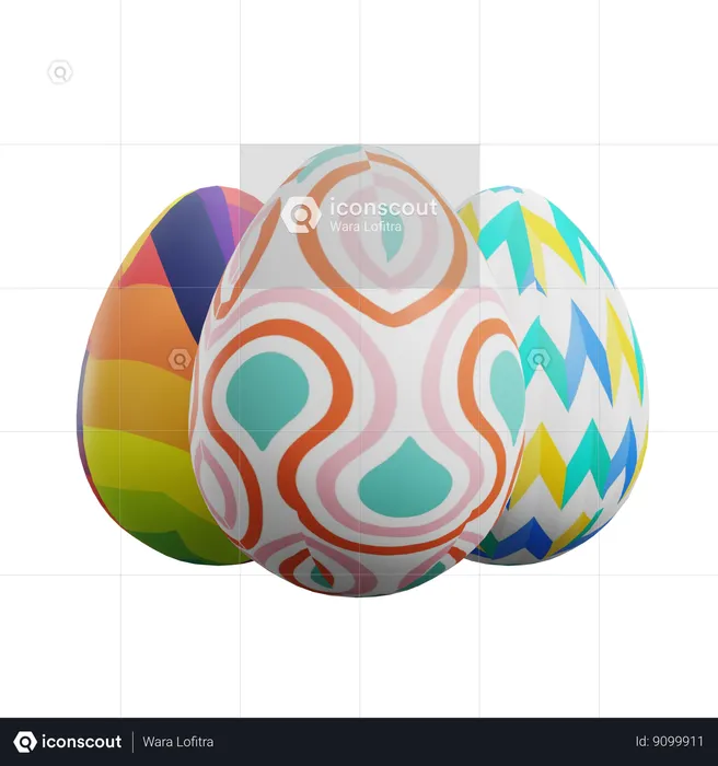 Easter Egg  3D Icon