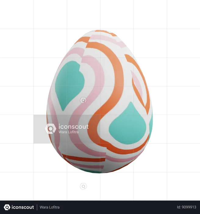 Easter Egg  3D Icon