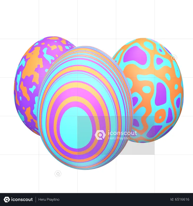 Easter Egg  3D Icon