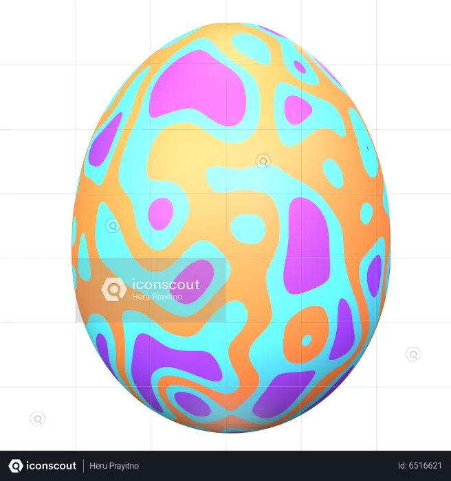 Easter Egg  3D Icon