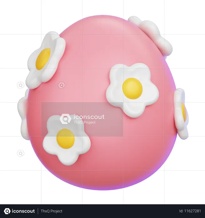 Easter Egg  3D Icon