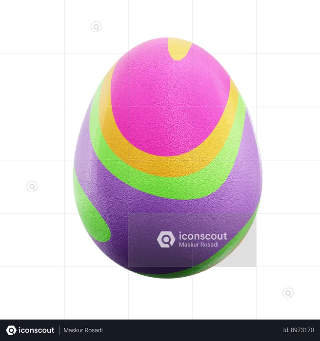 Easter Egg  3D Icon