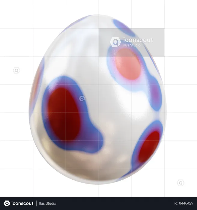 Easter egg  3D Icon