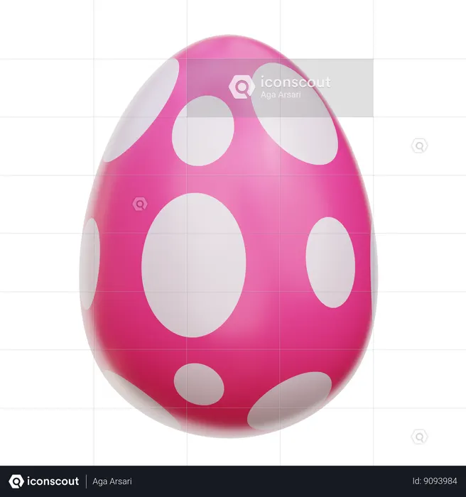 Easter Egg  3D Icon
