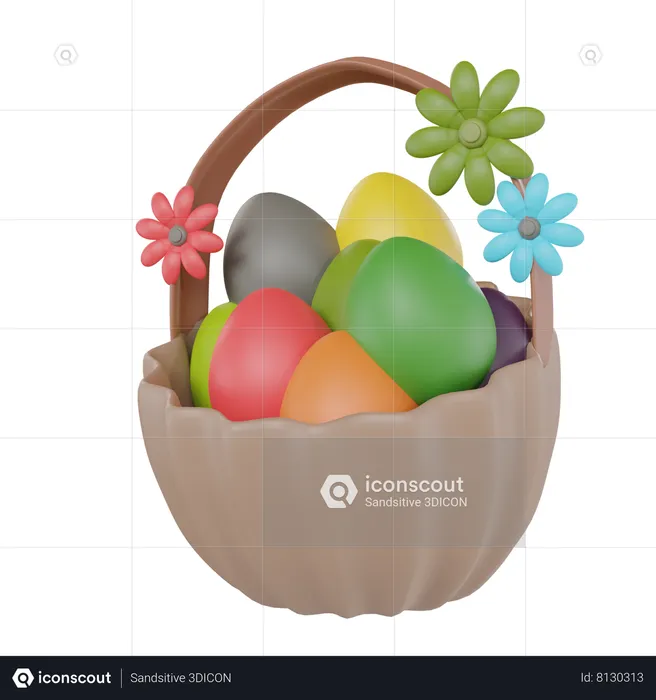 Easter Eggs  3D Icon