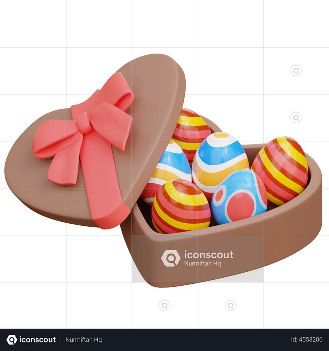 Easter Eggs Gift  3D Icon