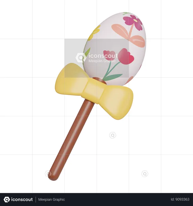 Easter Lollipop  3D Icon