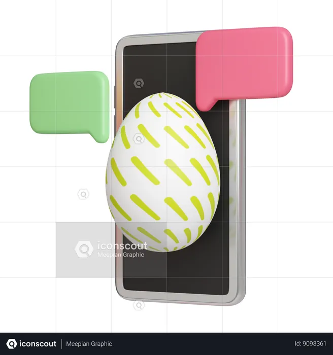 Easter Messages  3D Icon