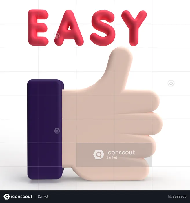 Easy  3D Icon