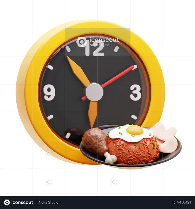 EATING TIME  3D Icon