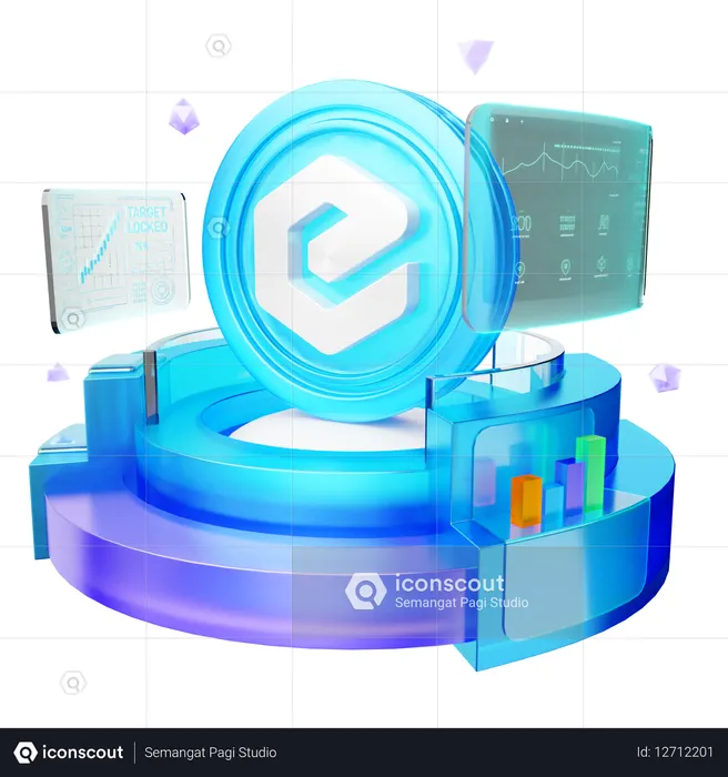 Ecash  3D Icon