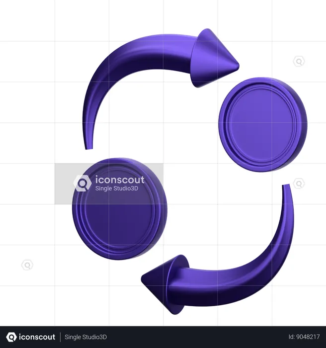 Pièce d'échange  3D Icon