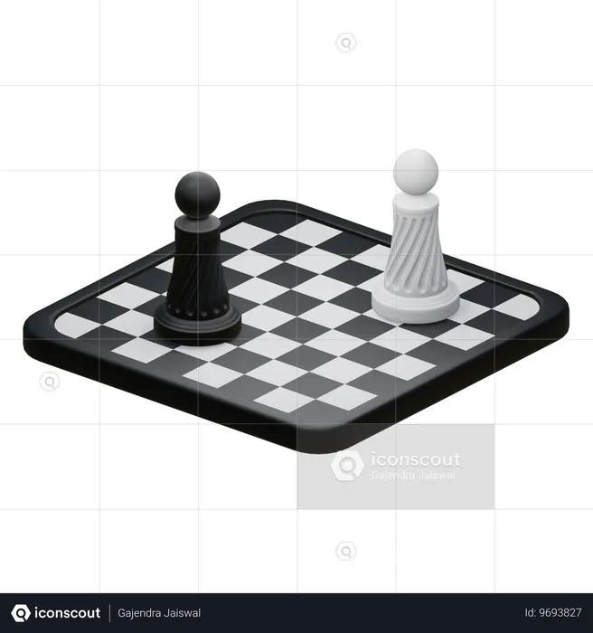 Échecs  3D Icon