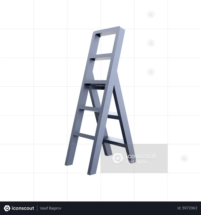 Échelle pliante  3D Icon