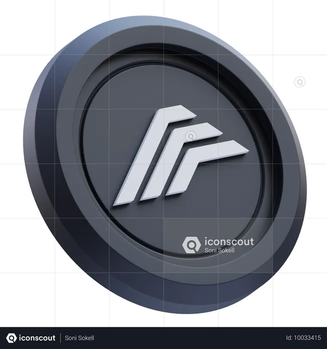 Echelon Prime Kryptowährung  3D Icon