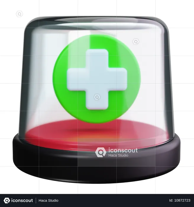 Lumière d'urgence  3D Icon