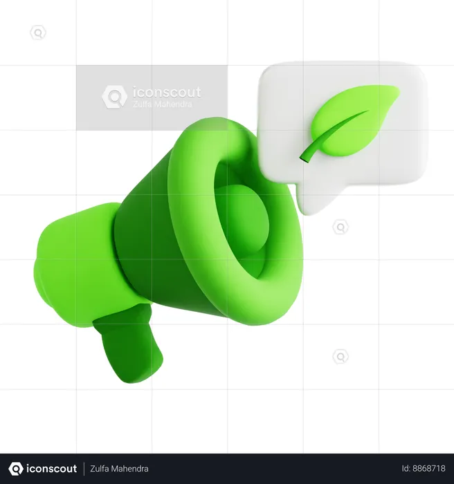 Eco Awareness  3D Icon