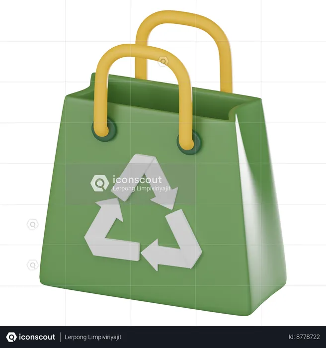 Eco Bag  3D Icon