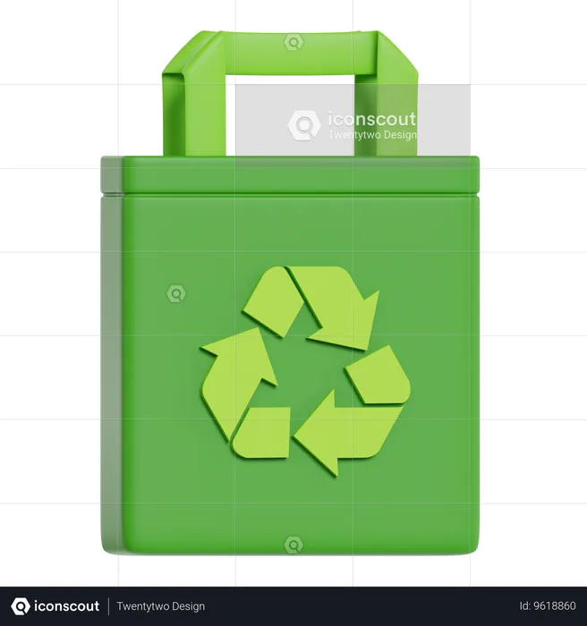 Eco Bag  3D Icon