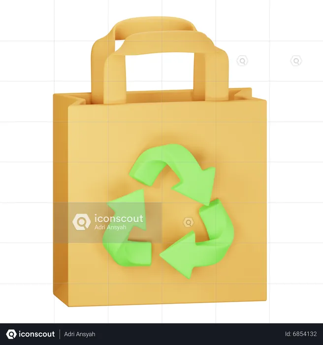 Eco Bag  3D Icon