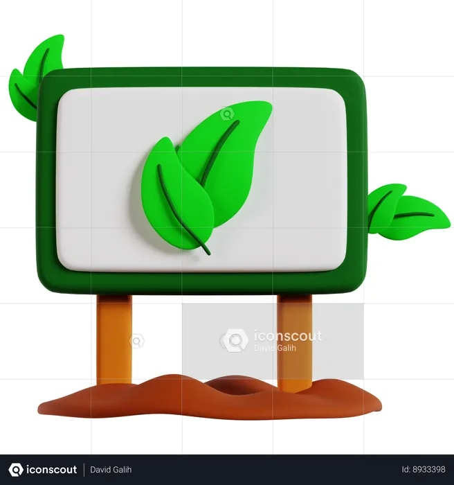 Eco Board  3D Icon