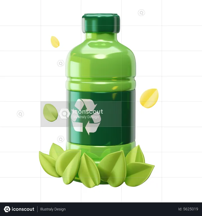 Eco Bottle  3D Icon